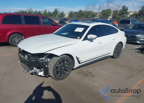 2024 BMW I4 Gran Coupe Edrive35 z USA, uszkodzony, nr VIN WBY43AW08RFS55123